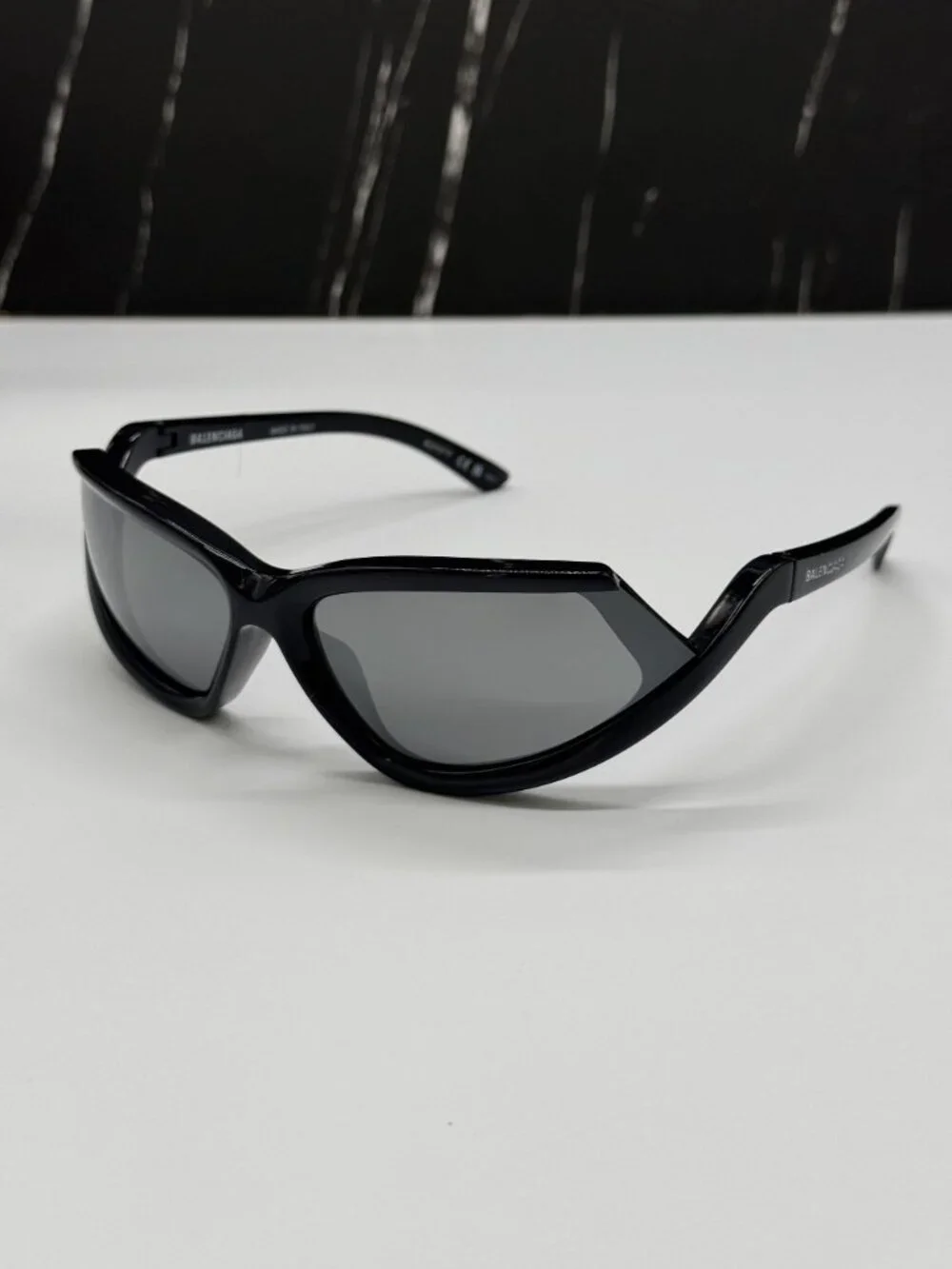 NEW BALENCIAGA BB0289S 001 BLACK GEOMETRIC UNISEX SUNGLASSES BALENCIAGA EYEWEAR